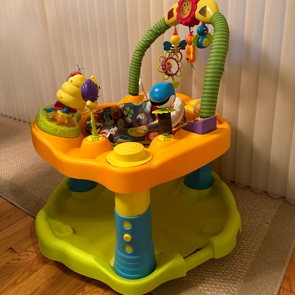 Evenflo Exersaucer World Explorer Triple Fun Saucer Multicolor Baby Activity Cen - Picture 4 of 11